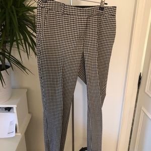 Plaid Black and White Pants